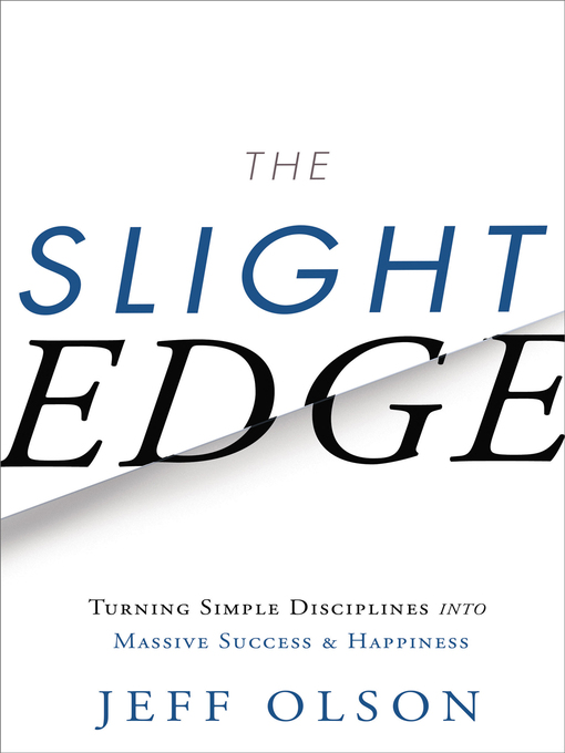 Title details for The Slight Edge by Jeff Olson - Wait list